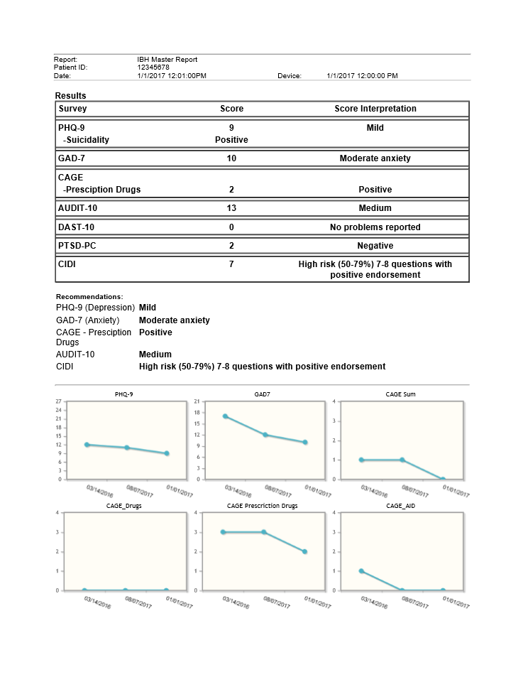 IBH Report Page 1