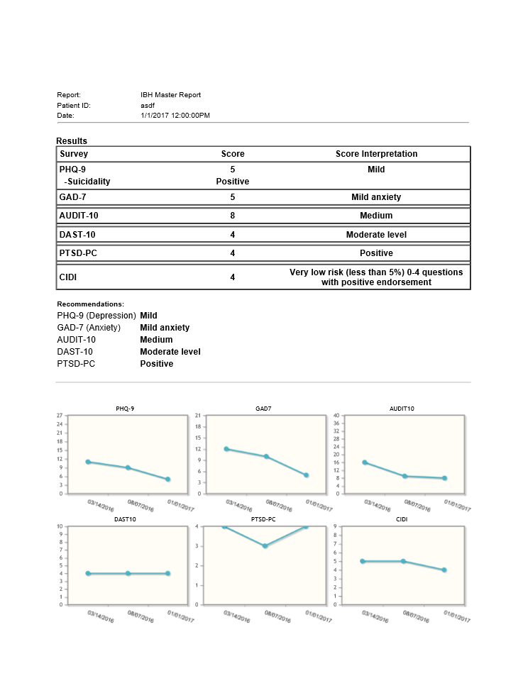 IBH Report Page 1